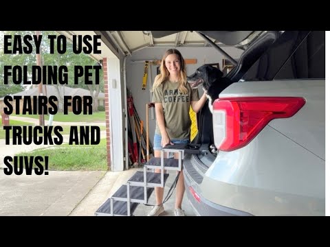 Seeking the Best Dog Ramp? Check Out These Folding Pet Stairs for SUVs!