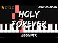 Jenn Johnson Holy Forever Easy Beginner Piano Tutorial For 1 Hand