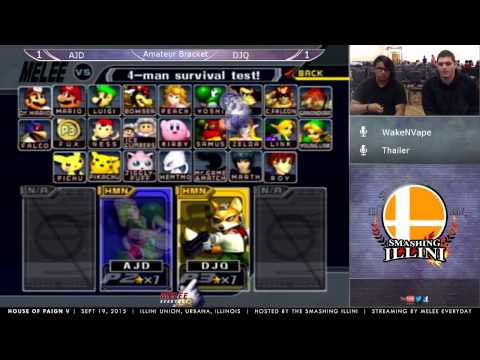 House of Paign V [9/19/15]: AJD vs. DJQ (Amateur Bracket)