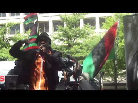 M-1 of Dead Prez for Mumia in Washington D.C.