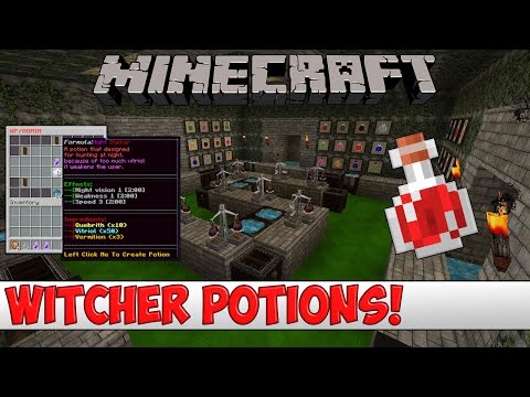 Witcher Potions in Minecraft! Ultimate Plugin Tutorial!