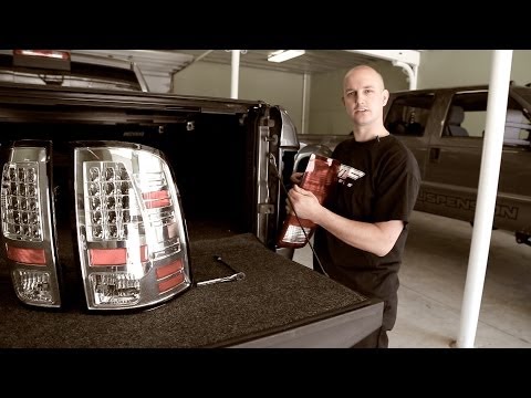 Install and overview of Recon's chrome/clear tail lights on our 2012 Ram 3500