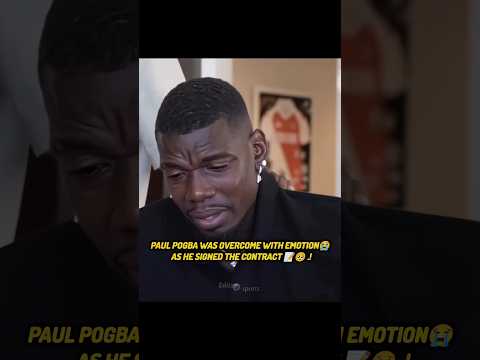 PAUL POGBA FALL IN TEARS 😭 AS HE SIGN THE CONTACT AT MONACO 📝🥺.