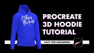 How to Edit a Procreate 3D Hoodie Model Tutorial