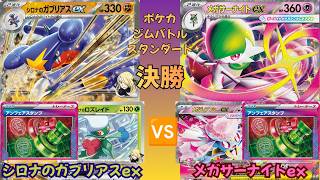 【ポケモンカード】ジムバトル スタンダード 決勝戦! シロナのガブリアスex vs. メガサーナイトex