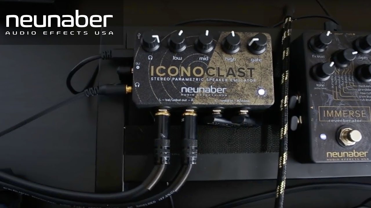 Neunaber Iconoclast Speaker Emulator - First Impressions - YouTube
