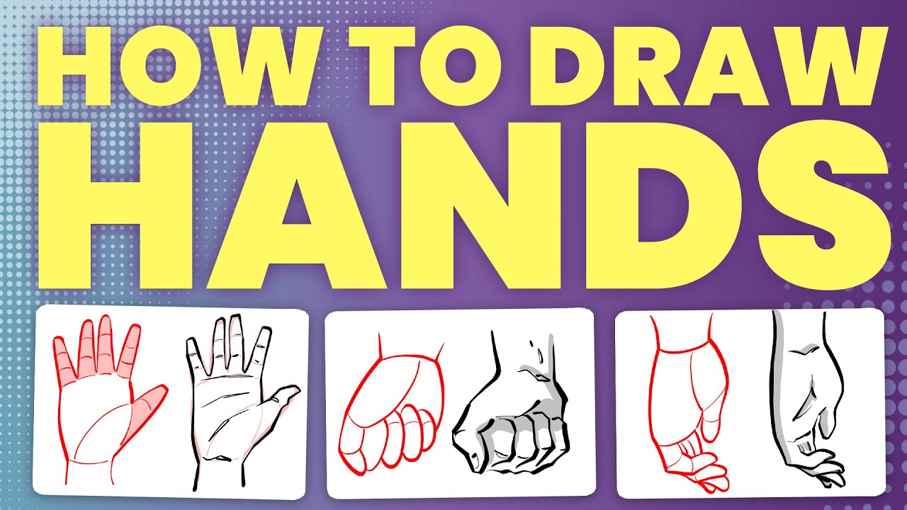 How to draw hands