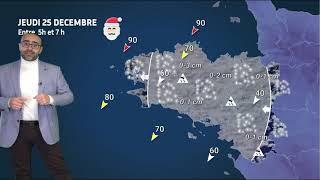 Illustration de l'actualité La météo de votre jeudi 25 décembre 2025