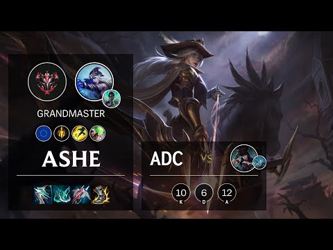 Ashe ADC vs Caitlyn - EUW Grandmaster Patch 11.7
