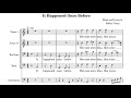 The Four Freshmen - It Happened Once Before (score video)