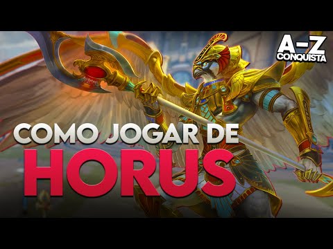 COMO JOGAR DE HORUS - ⚡ Smite BR A-Z Conquista + Guia