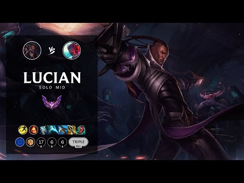 Lucian Mid vs Yone - EUW Master Patch 12.8