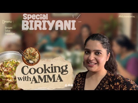 Cooking with Amma| Oru special biriyani vechalo😋