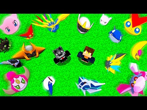 A CHUVA DE POKEMONS LENDARIOS PARA CAPTURAR ELES - MINECRAFT PIXELMON MOD