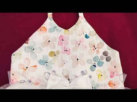 unique gown kids girl white multicolor flower #chanpreet DM