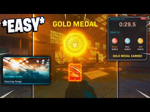 HOW TO GET GOLD MEDAL IN SHOOTING RANGE ON MODERN WARFARE! (MW "SHOOTING RANGE" GOLD MEDAL GUIDE)