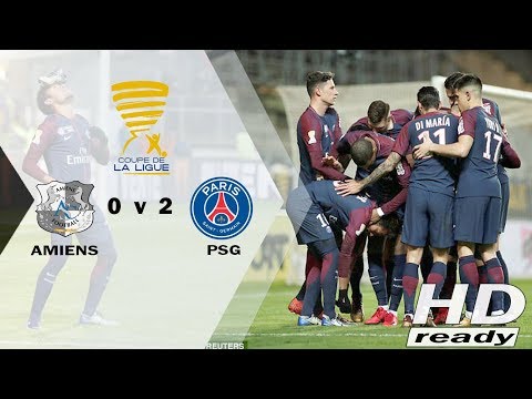 Amiens vs PSG 0-2 Piala Liga Prancis - PSG Lolos ke Semifinal | Highlights & Goals 11/01/2018