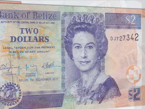 King George Preceded Queen Elizabeth II on the Belizean Dollar