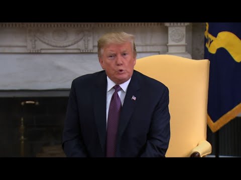 President Donald Trump is warning Iran, saying that if Tehran does "anything" in the form of an attack "they will suffer greatly."