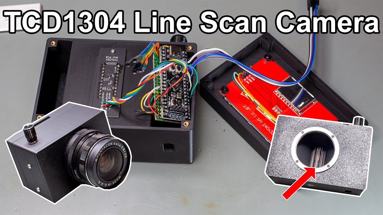 (More than) Full-frame line scan camera with the TCD1304 linear CCD