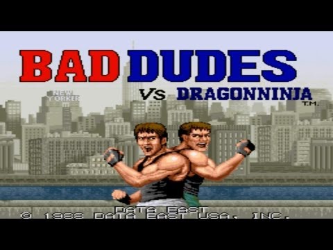 Bad Dudes Vs. DragonNinja Arcade Gameplay Playthrough longplay thumbnail