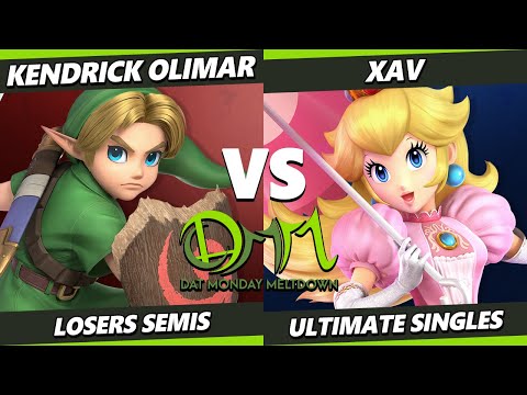 DAT MM 340 LOSERS SEMIS - Kendrick Olimar (Young Link) Vs. Xav (Peach) Smash Ultimate - SSBU