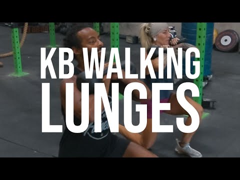 KB Walking Lunges | Paragon Training Methods