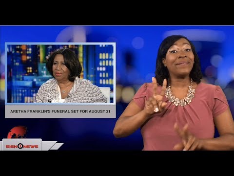Aretha Franklin’s funeral set for August 31 (ASL - 8.18.18)