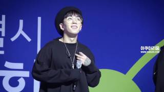 [TAEIL] 160905 전국기능대회 -블락비(Block B) Walkin' in the rain 탤캠