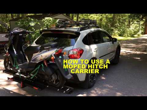 Moped / Scooter Hitch Carrier - How to load