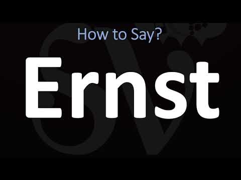 How to Pronounce Ernst? (CORRECTLY)