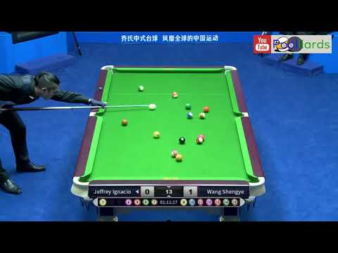 Jeffrey Ignacio v Wang Shengye - 2018 Chinese 8-Ball International Open