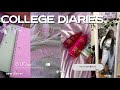 first day of spring semester vlog college vlog preparations grwm studying