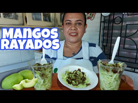 MANGO VERDE RAYADO AL ESTILO SALVADOREÑO
