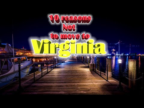 Part of a video titled Top 10 reasons NOT to move to Virginia. #3 in my favorite. Pros and ...