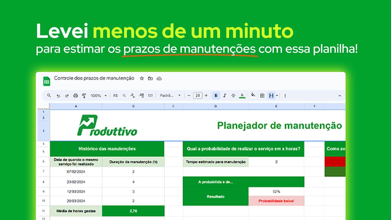 Como estimar e garantir prazos de manutenção? [Planilha grátis]