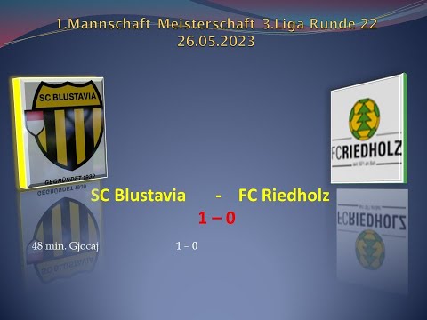 1.Mannschaft Meisterschaft 3.Liga SC Blustavia - FC Riedholz