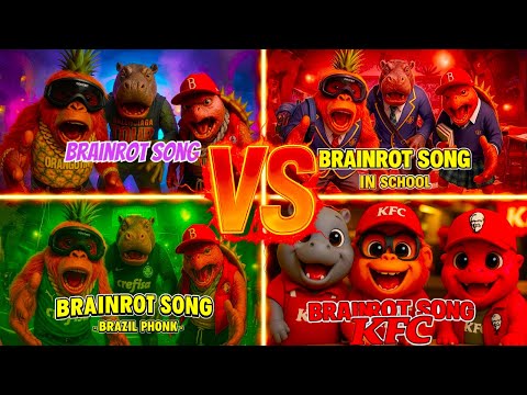 4 Brainrot Songs Enter… 1 Crown Leaves 😱👑 (Insane Battle!)