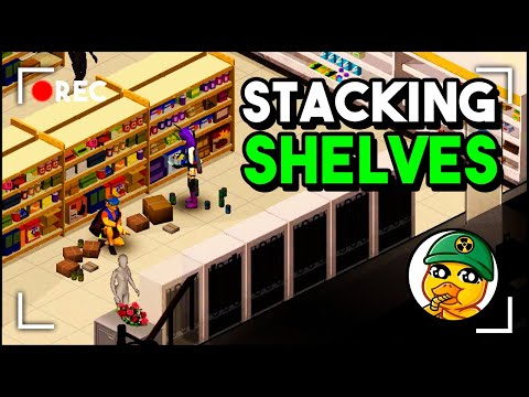 Stocking The Shelves In Gigamart Before We Open In Project Zomboid Multiplayer! Build 42 Gameplay!