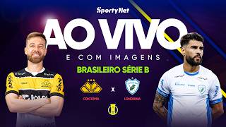 CRICIÚMA X LONDRINA: AO VIVO, EXCLUSIVO E COM IMAGENS | RODADA 12 | SÉRIE B