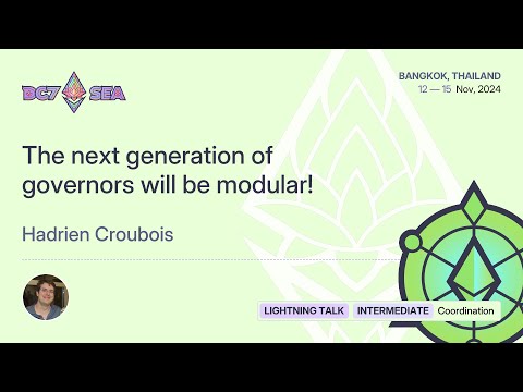 The next generation of governors will be modular! preview