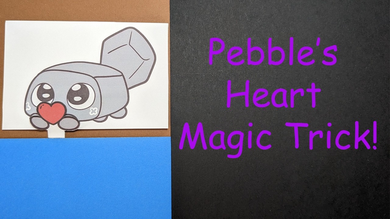 Dandy's World Gift Card Tutorial | How to make a Pebble Heart Magic Card