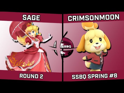 Sage (Peach) vs CrimsonMooN (Isabelle) - SSBQ Spring #8