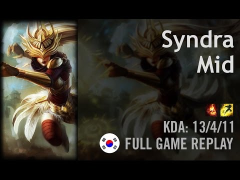 Syndra Mid vs Ryze - Ju스TI스 - KR Challenger Path 5.23