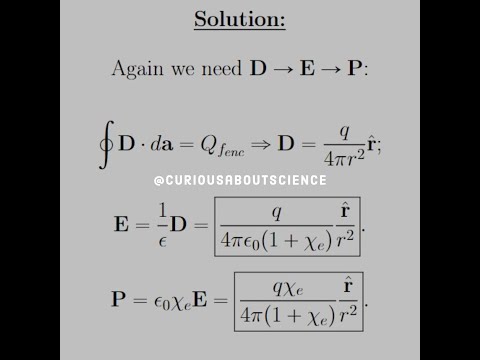 Problem 4.35 - Electric Fields in Matter Extras: Introduction to Electrodynamics