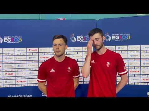 Alexander Dunn and Adam Hall through to the semifinals at the European Games 2023