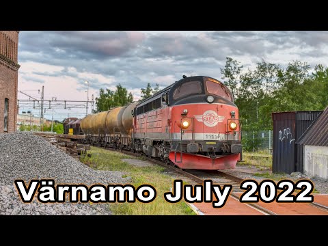 Trains in Sweden // Värnamo July 2022