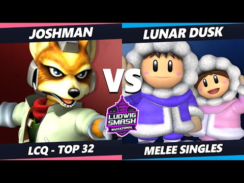 Ludwig Invitational - Joshman (Fox) Vs. Lunar Dusk (Ice Climbers) SSBM Melee Tournament