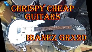 Video thumbnail for Ibanez GRX20 | Chrispy Cheap Guitars | Demo and Review by Chrispy Guitars