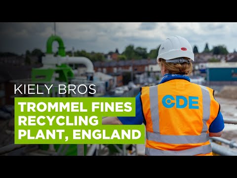 Kiely Bros Diverts 80% of Trommel Fines Through 30tph CDE Recycling Plant